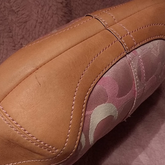 Authentic Coach w mono/leather handbag - Picture 5 of 12